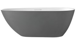 Ванна Abber Dortmund AM9911WG 170x75 из искусственного камня