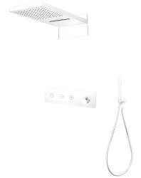 Душевая система Boheme Fusion 130-MW, белая матовая