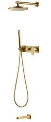 Душевая система Boheme Spectre 454-2-BR с изливом, бронза