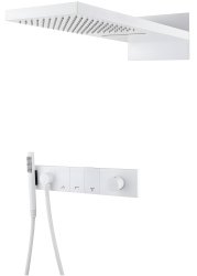 Душевая система Boheme Zodiac 132-MW, белая матовая