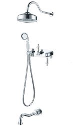 Душевая система Boheme Brillante Ripresa 348, хром