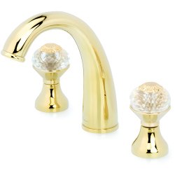 Смеситель для раковины Boheme Flora 297-FL, золото