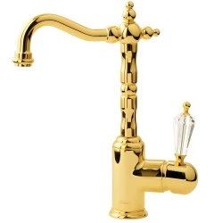 Смеситель для раковины Boheme Imperiale Presente 322, золото