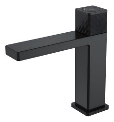 Смеситель для раковины Boheme Quad 159-B, черный матовый