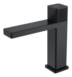 Смеситель для раковины Boheme Quad 159-B, черный матовый