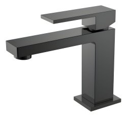 Смеситель для раковины Boheme Qubic 471-SGM, оружейная сталь