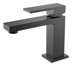 Смеситель для раковины Boheme Qubic 471-SGM, оружейная сталь