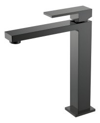Смеситель для раковины Boheme Qubic 472-SGM, оружейная сталь