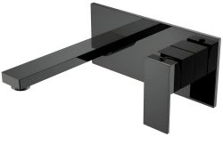 Смеситель для раковины Boheme Qubic 475-SGM, оружейная сталь