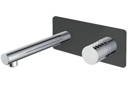 Смеситель для раковины Boheme Stick 125-BCR, черный матовый