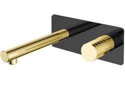 Смеситель для раковины Boheme Stick 125-BG, черный матовый