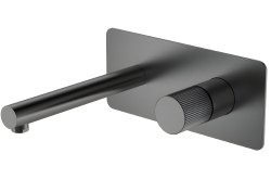 Смеситель для раковины Boheme Stick 125-GM.3, оружейная сталь