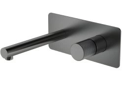 Смеситель для раковины Boheme Stick 125-GM.3, оружейная сталь