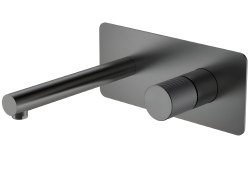 Смеситель для раковины Boheme Stick 125-GM.4, оружейная сталь