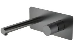 Смеситель для раковины Boheme Stick 125-GM.4, оружейная сталь