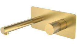 Смеситель для раковины Boheme Stick 125-MG.2, матовое золото