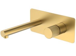 Смеситель для раковины Boheme Stick 125-MG.3, матовое золото