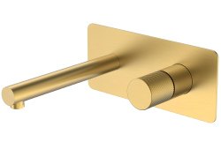 Смеситель для раковины Boheme Stick 125-MG.4, матовое золото