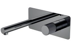 Смеситель для раковины Boheme Stick 125-SGM.3, оружейная сталь