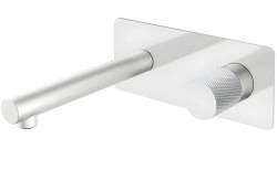 Смеситель для раковины Boheme Stick 125-WCR.2, белый матовый