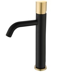 Смеситель для раковины Boheme Stick 122-BG.2, черный матовый