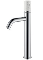 Смеситель для раковины Boheme Stick 122-CR-MR-W, хром