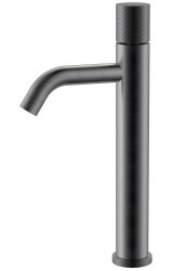 Смеситель для раковины Boheme Stick 122-GM.2, оружейная сталь