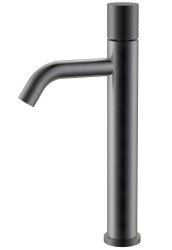 Смеситель для раковины Boheme Stick 122-GM.2, оружейная сталь