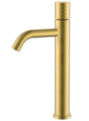 Смеситель для раковины Boheme Stick 122-MG, матовое золото