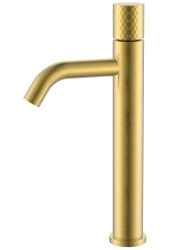 Смеситель для раковины Boheme Stick 122-MG, матовое золото