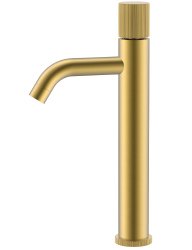 Смеситель для раковины Boheme Stick 122-MG.3, матовое золото