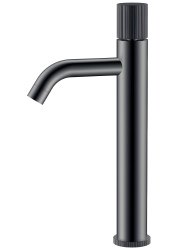 Смеситель для раковины Boheme Stick 122-SGM.3, оружейная сталь