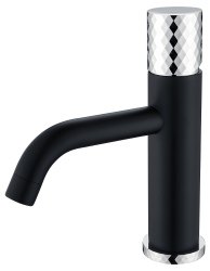 Смеситель для раковины Boheme Stick 121-BCR, черный матовый