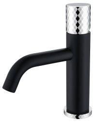Смеситель для раковины Boheme Stick 121-BCR, черный матовый