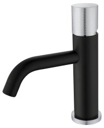 Смеситель для раковины Boheme Stick 121-BCR.2, черный матовый