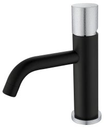 Смеситель для раковины Boheme Stick 121-BCR.2, черный матовый