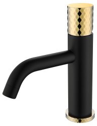 Смеситель для раковины Boheme Stick 121-BG, черный матовый
