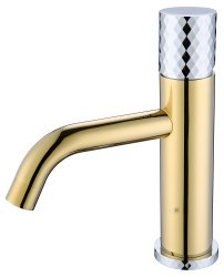 Смеситель для раковины Boheme Stick 121-GCR, золото