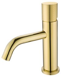 Смеситель для раковины Boheme Stick 121-GG.2, золото