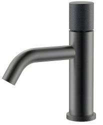 Смеситель для раковины Boheme Stick 121-GM.4, оружейная сталь