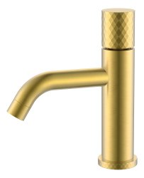 Смеситель для раковины Boheme Stick 121-MG, матовое золото
