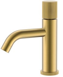 Смеситель для раковины Boheme Stick 121-MG.3, матовое золото