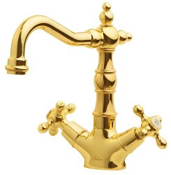 Смеситель для раковины Boheme Tradizionale Oro 292, золото