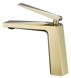Смеситель для раковины Boheme Venturo 381, золото