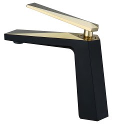 Смеситель для раковины Boheme Venturo 381-B, черный матовый