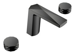 Смеситель для раковины Boheme Venturo 150-B-DIAMOND, черный матовый