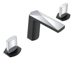 Смеситель для раковины Boheme Venturo 150-BCR-ICE, черный матовый