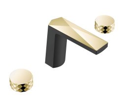 Смеситель для раковины Boheme Venturo 150-BG-DIAMOND, черный матовый