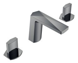 Смеситель для раковины Boheme Venturo 150-SGM-ICE, оружейная сталь