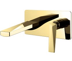 Смеситель для раковины Boheme Venturo 385, золото